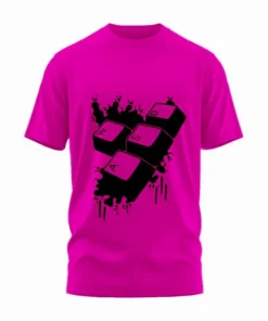 [CT-07] Silk Screen Printing 100% Cotton T shirt for Men